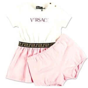 Authentic Versace dress 12-18 month #used  with diaper pant